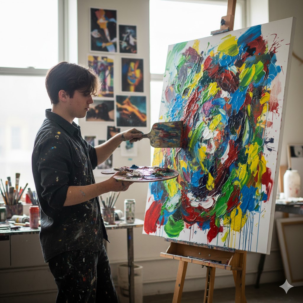 Student abstract art